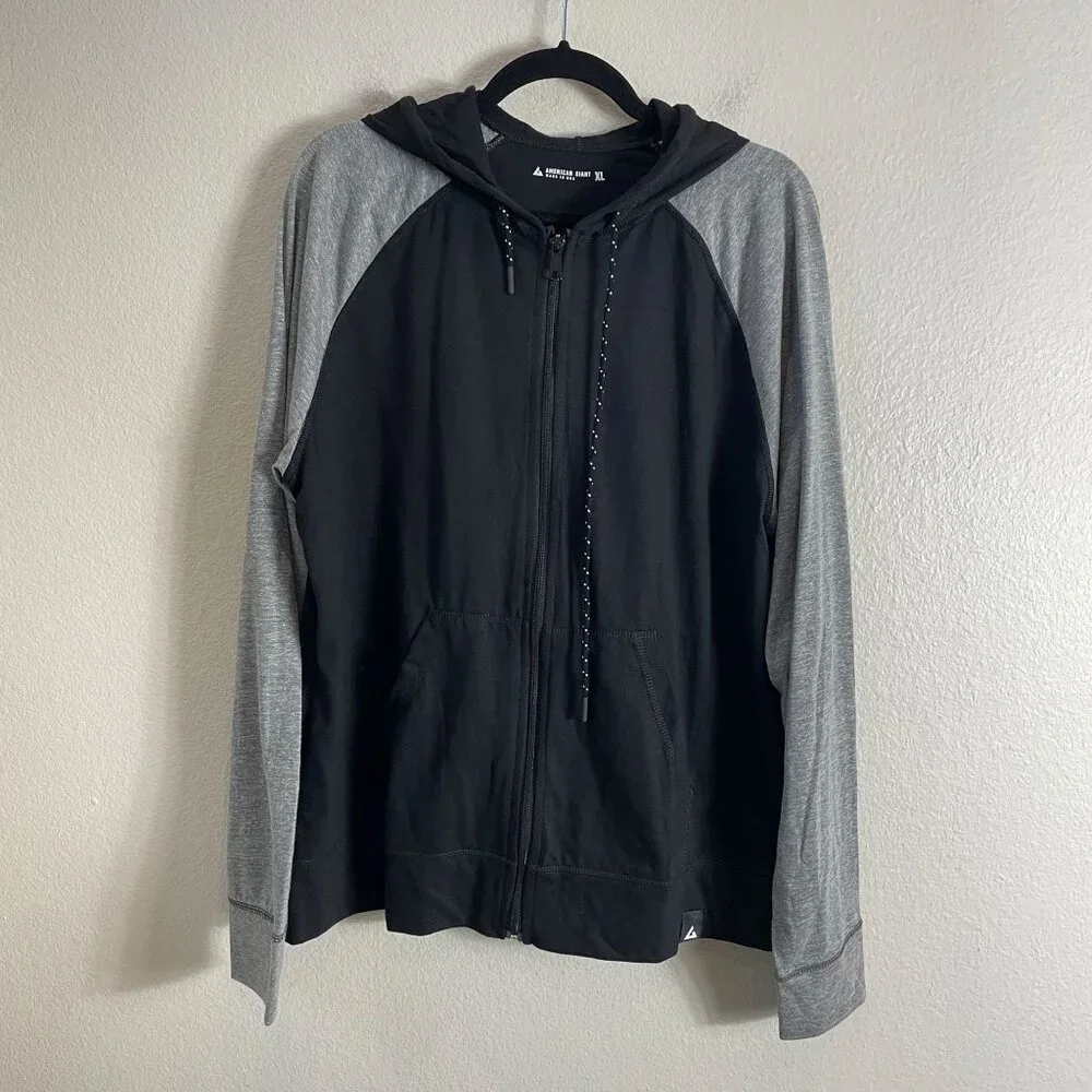 NEW American Giant Mens XL Colorblock Lightweight Full Zip‎ Jacket